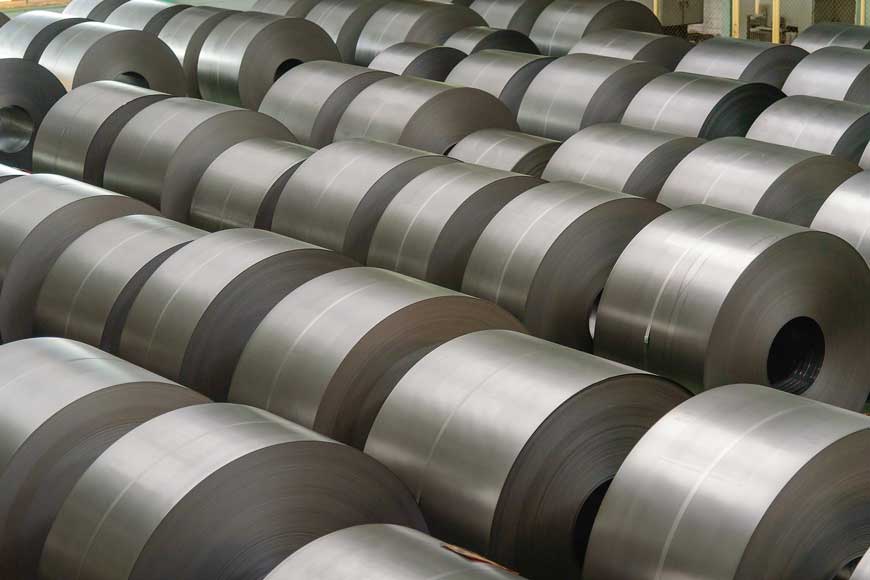 Cold rolled steel material illustration